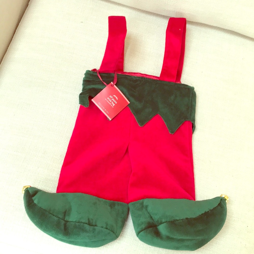 Pottery Barn Elf Pants Wine Bag